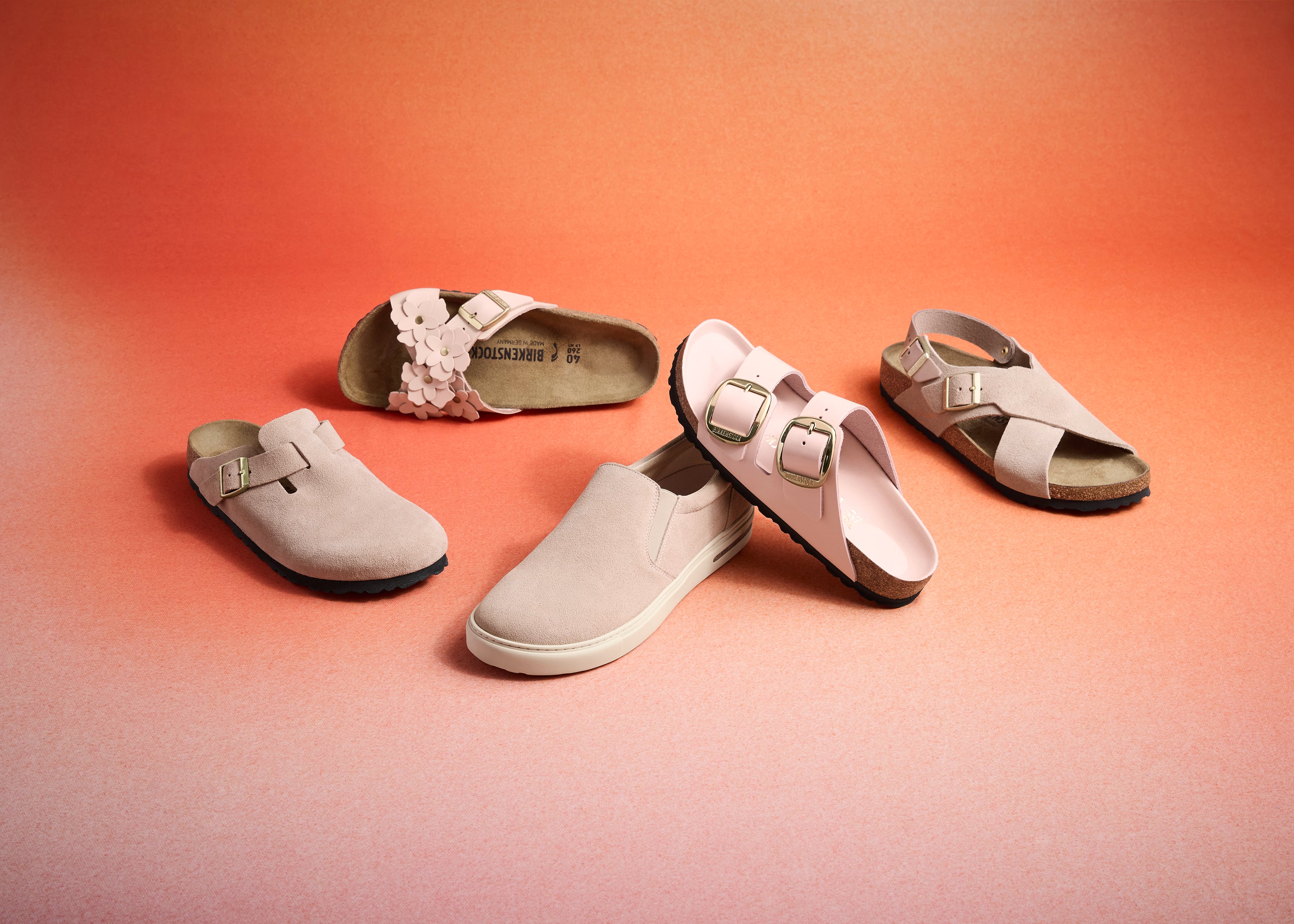 Birkenstock Boston Light Rose