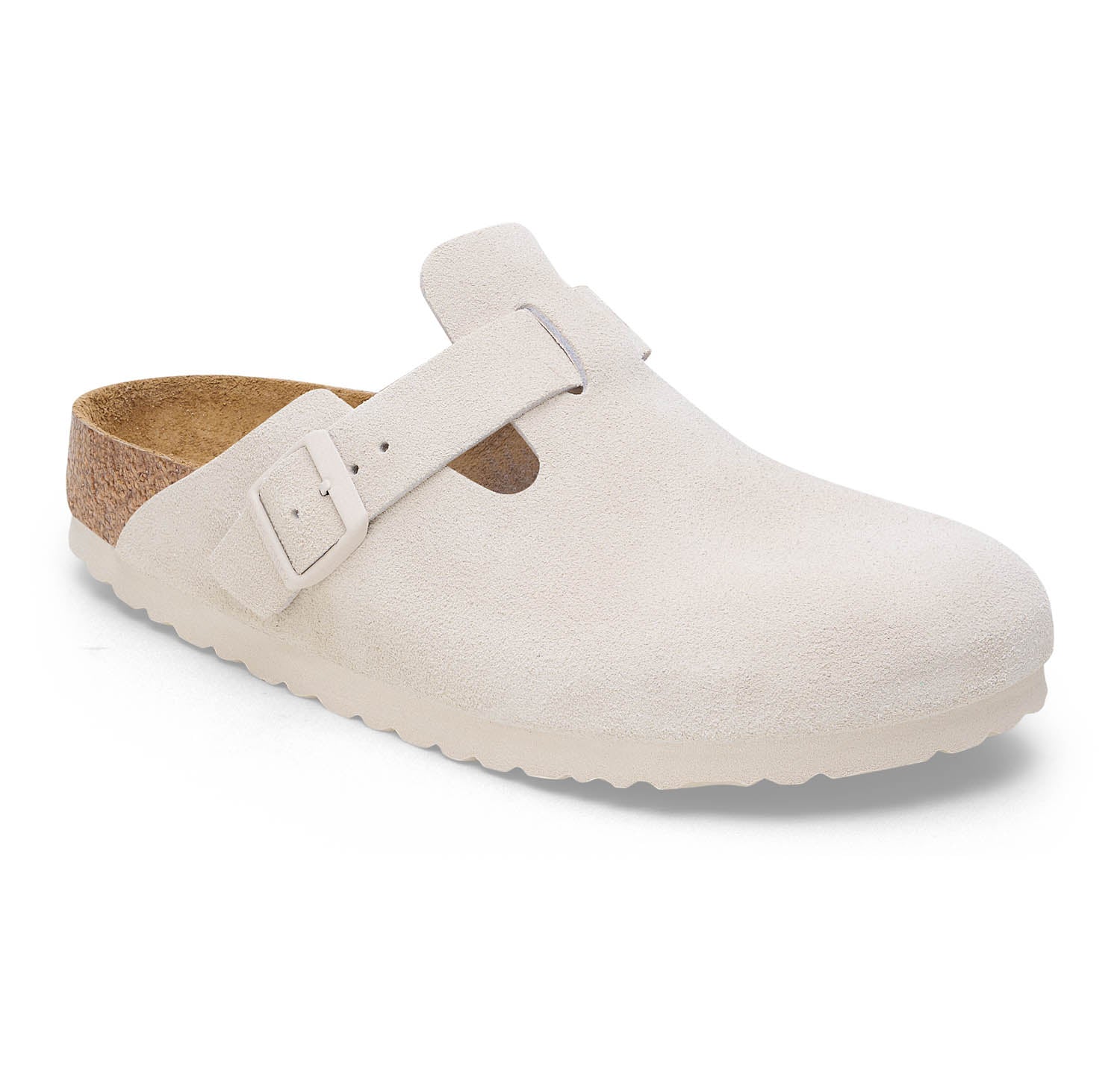 Birkenstock Boston Antique White