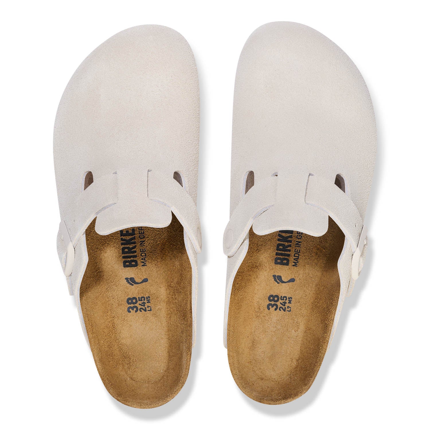 Birkenstock Boston Antique White