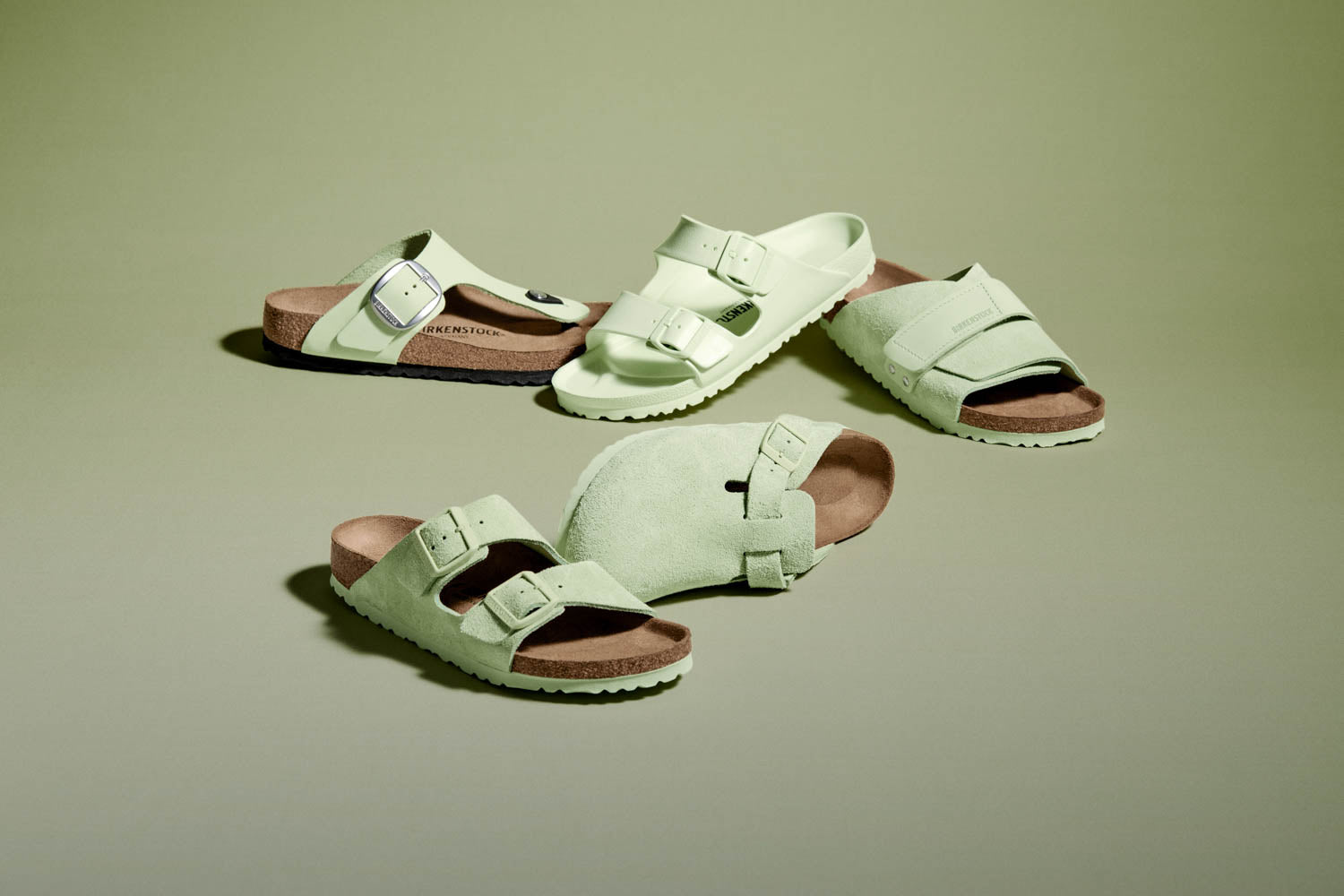 Birkenstock Boston Fadded Lime