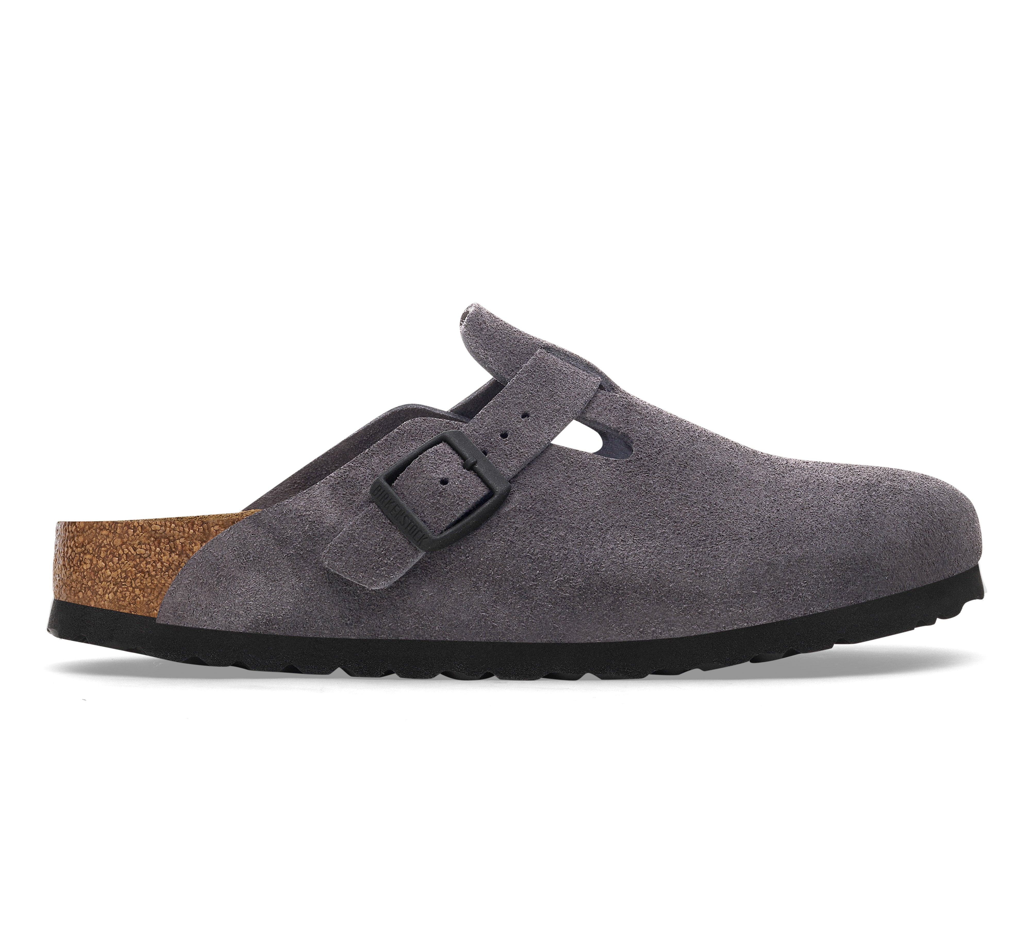 Birkenstock Boston Velvet Grey