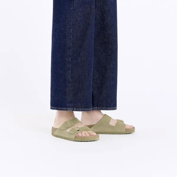 Birkenstock Arizona Suede LEVE Faded Khaki