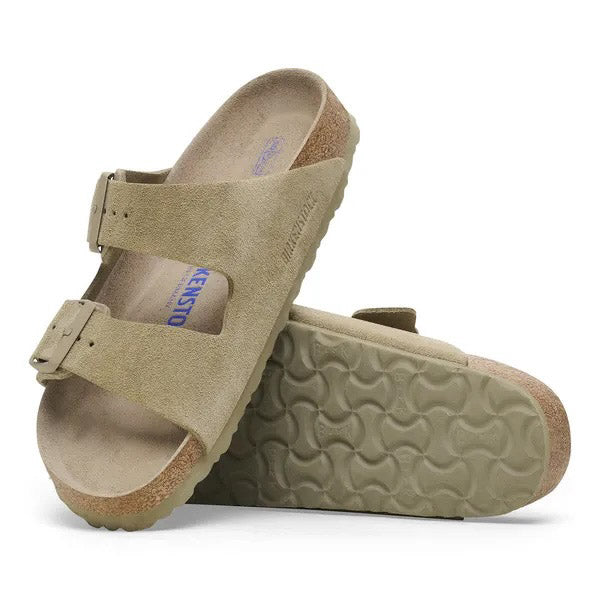 Birkenstock Arizona Suede LEVE Faded Khaki