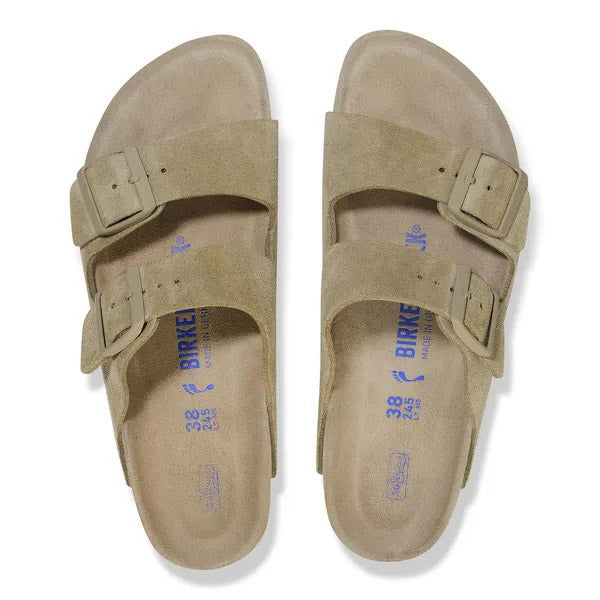 Birkenstock Arizona Suede LEVE Faded Khaki
