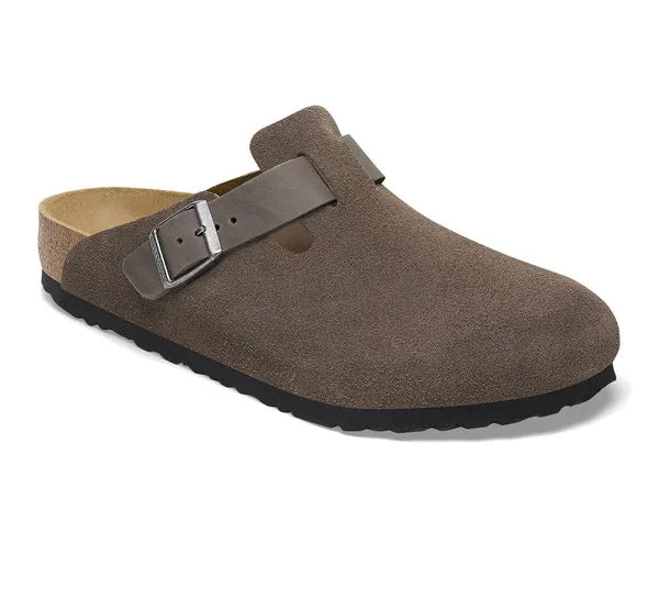 Birkenstock Boston Concrete Gray