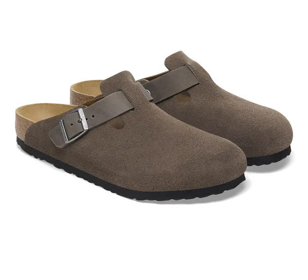 Birkenstock Boston Concrete Gray