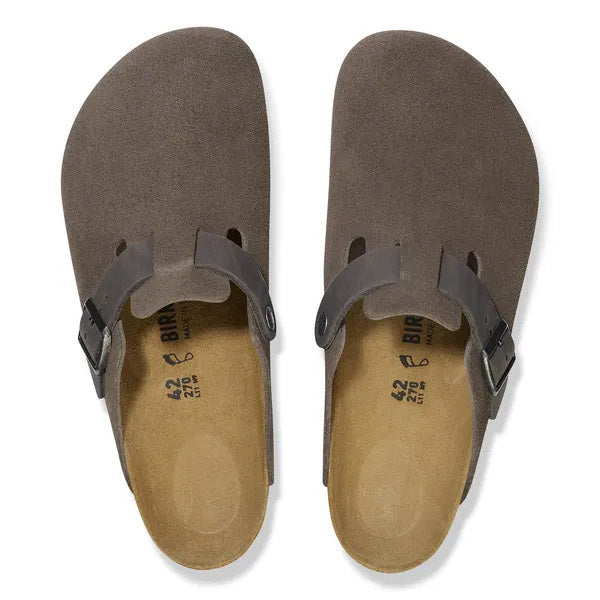 Birkenstock Boston Concrete Gray