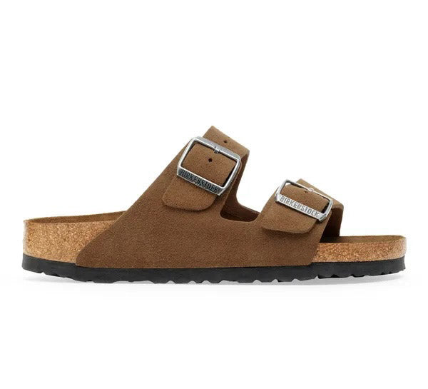 Birkenstock Arizona Suede LEVE Dark Tea Tonal