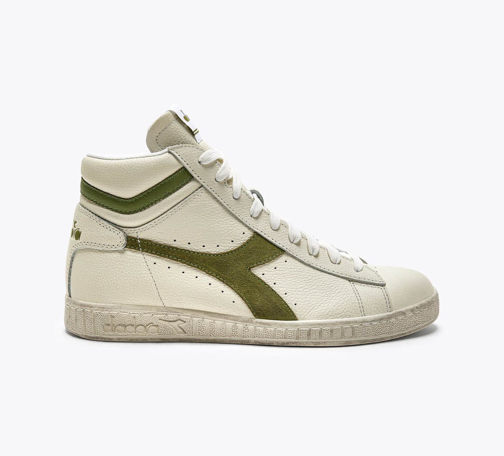 Diadora Game High Waxed Blanc chez S2 Vichy