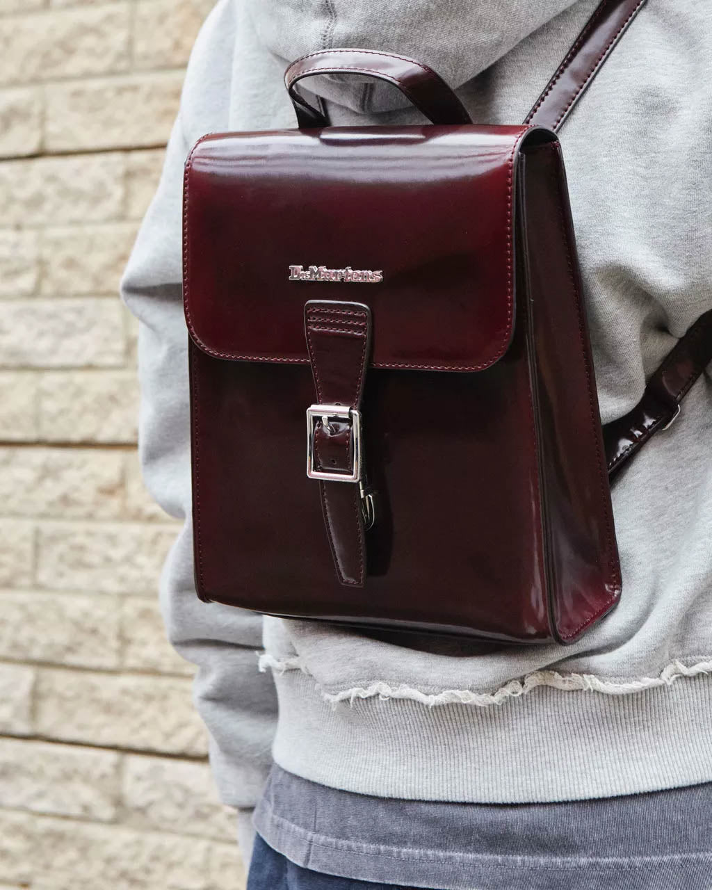 Sac à Dos Martens Vegan Mini Rouge – Compact Stylé S2 Vichy