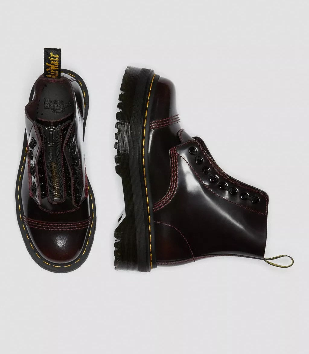 Dr. Martens Boot Platform Sinclair CHERRY RED ARCADIA