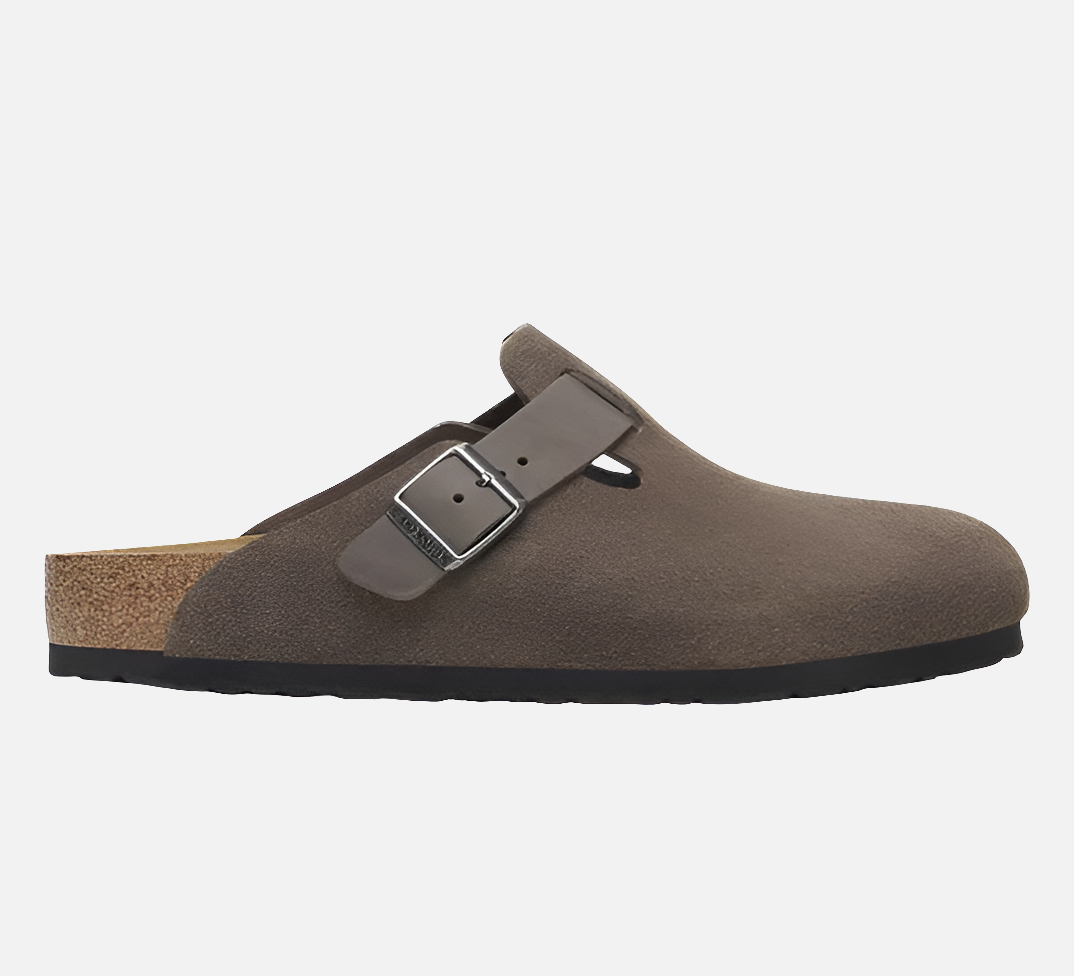 Birkenstock Boston Concrete Gray
