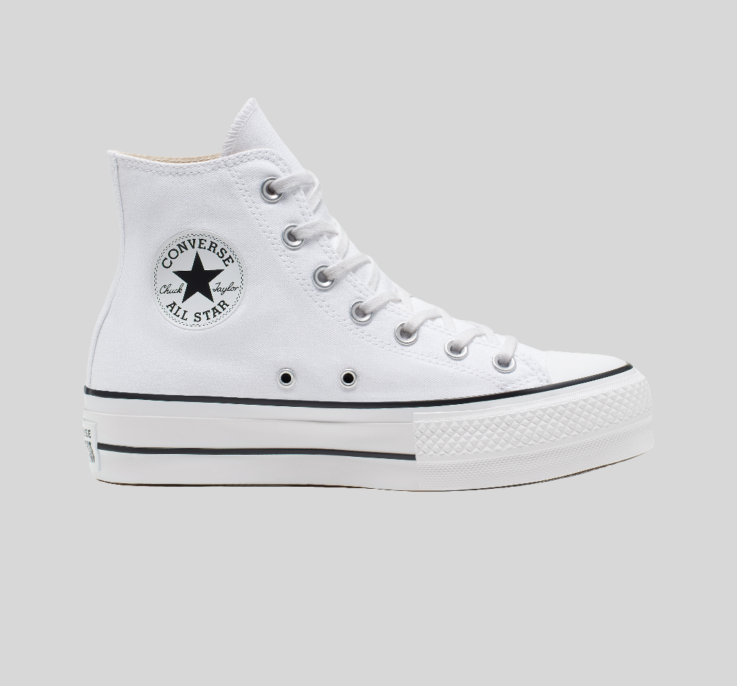 Converse Chuck Taylor All Star Platform Hi blanc