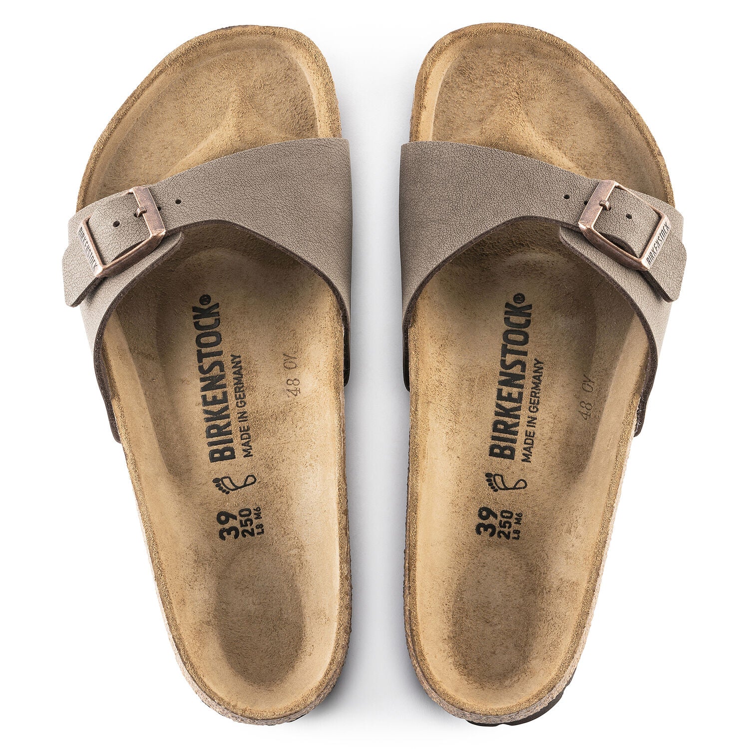 Birkenstock Madrid Mocca, Sandales Femme, Birkenstock