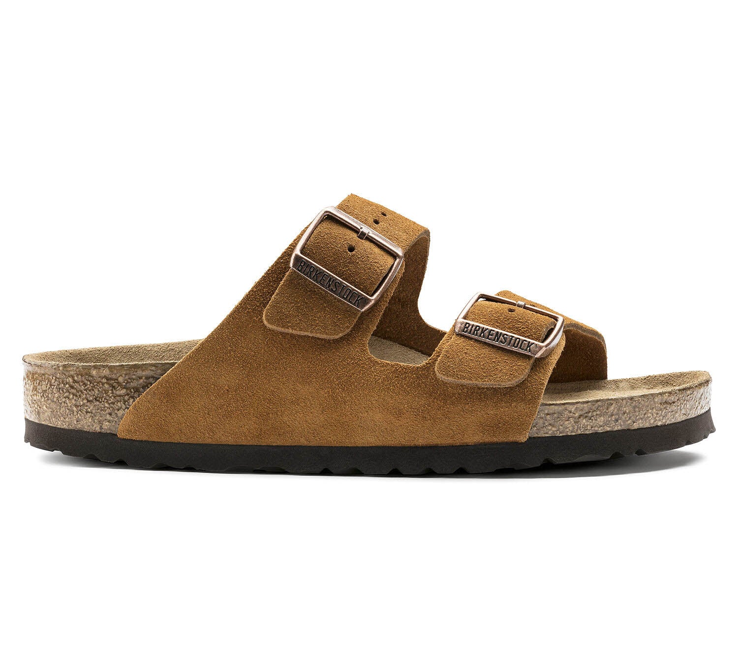 Birkenstock Arizona Suede MINK, Sandales Femme, Birkenstock
