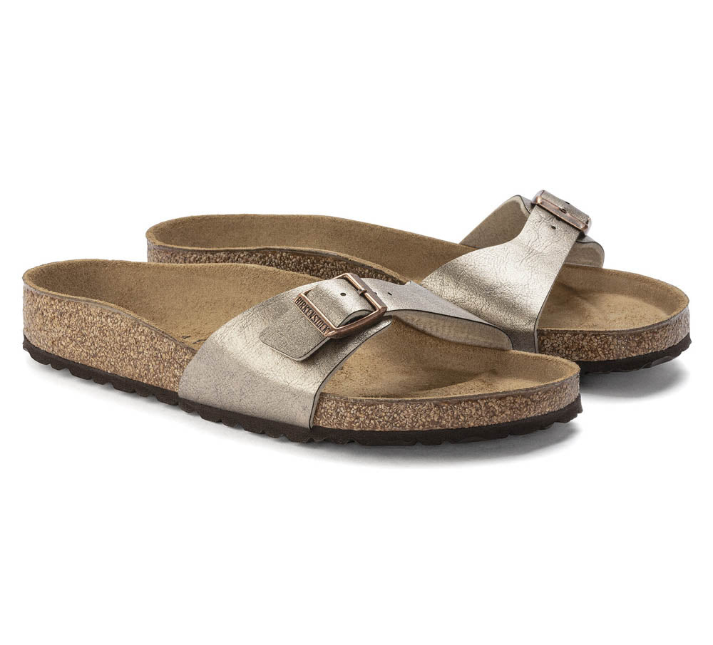 Birkenstock Madrid Graceful Taupe, Sandales Femme, Birkenstock