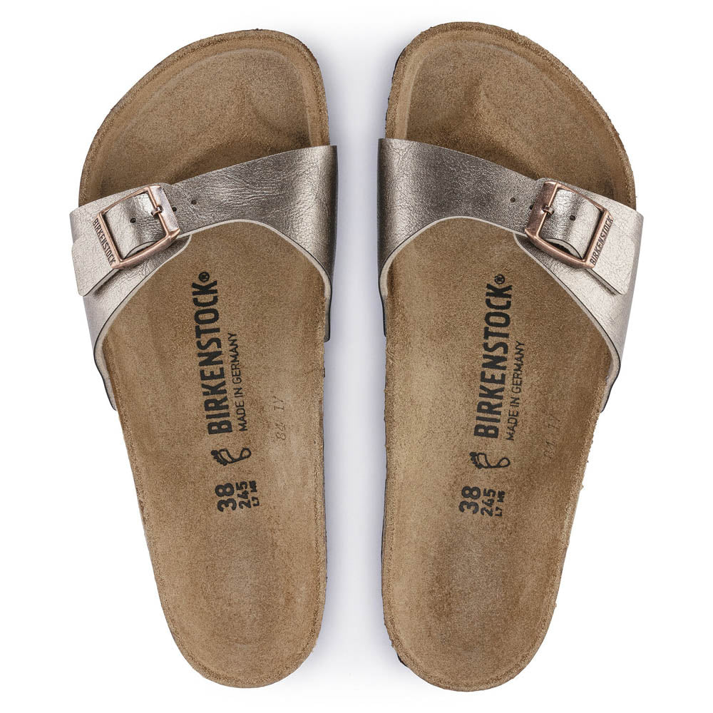 Birkenstock Madrid Graceful Taupe, Sandales Femme, Birkenstock