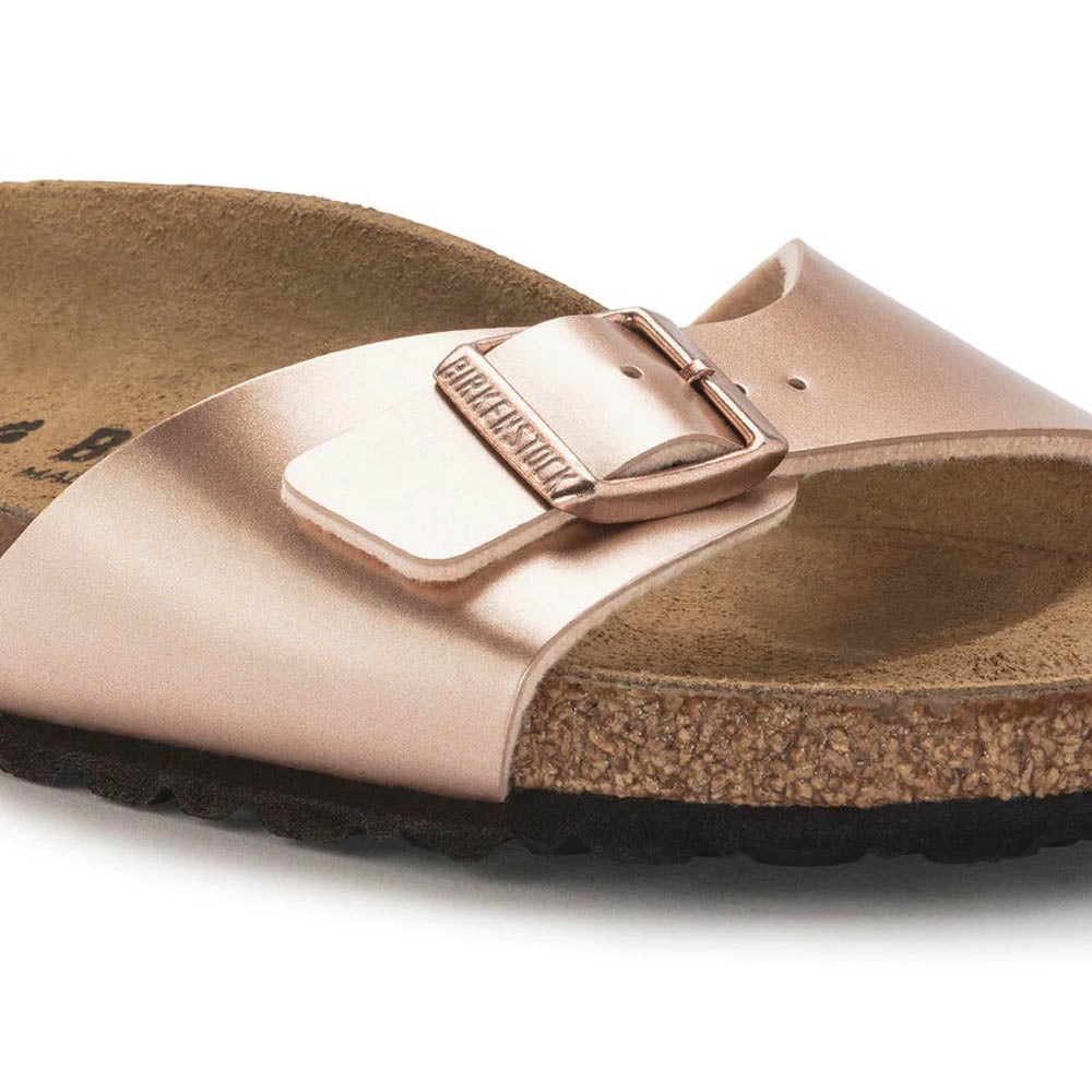 Birkenstock Madrid Metallic Copper, Sandales Femme, Birkenstock