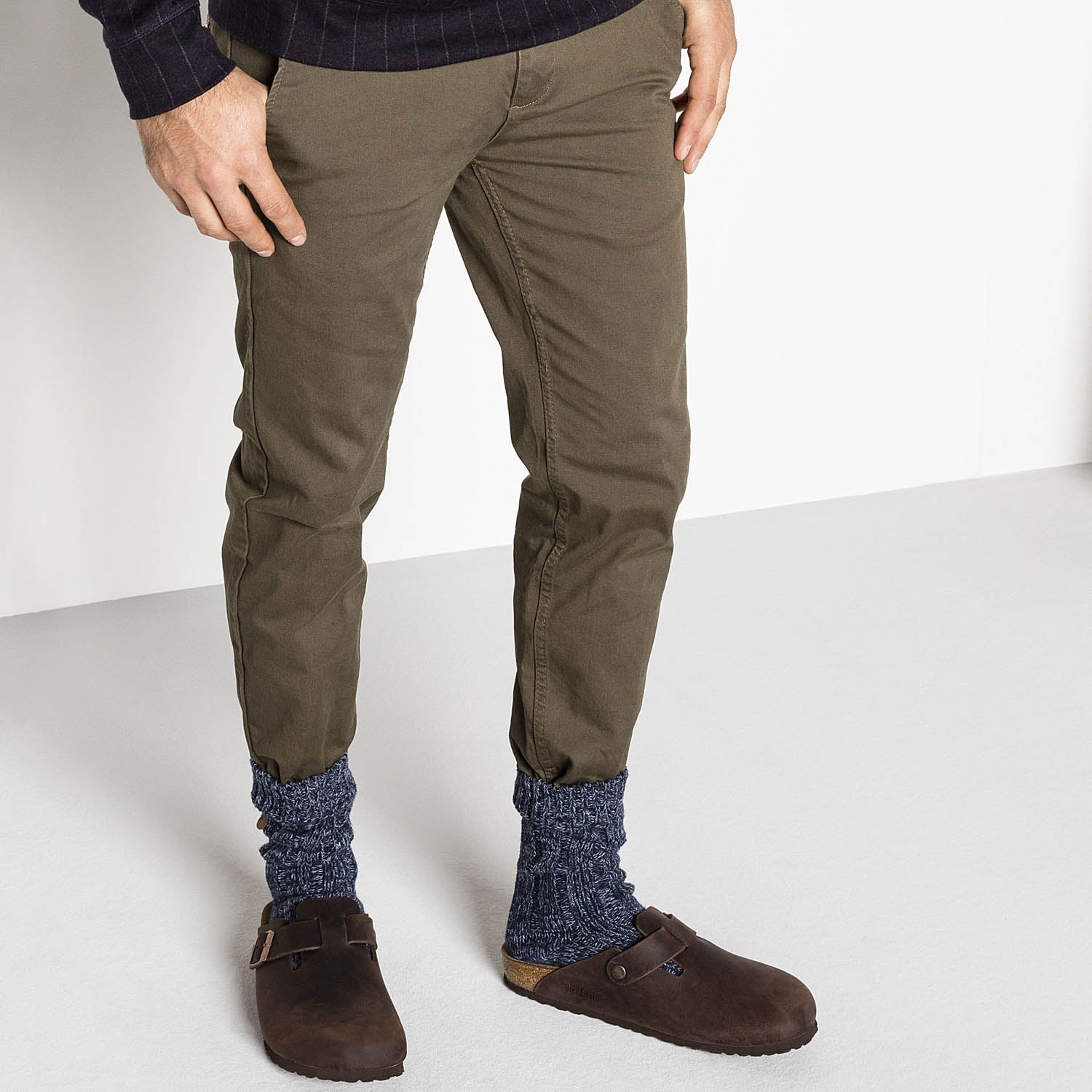 Birkenstock Boston Habana, Sandales Homme, Birkenstock