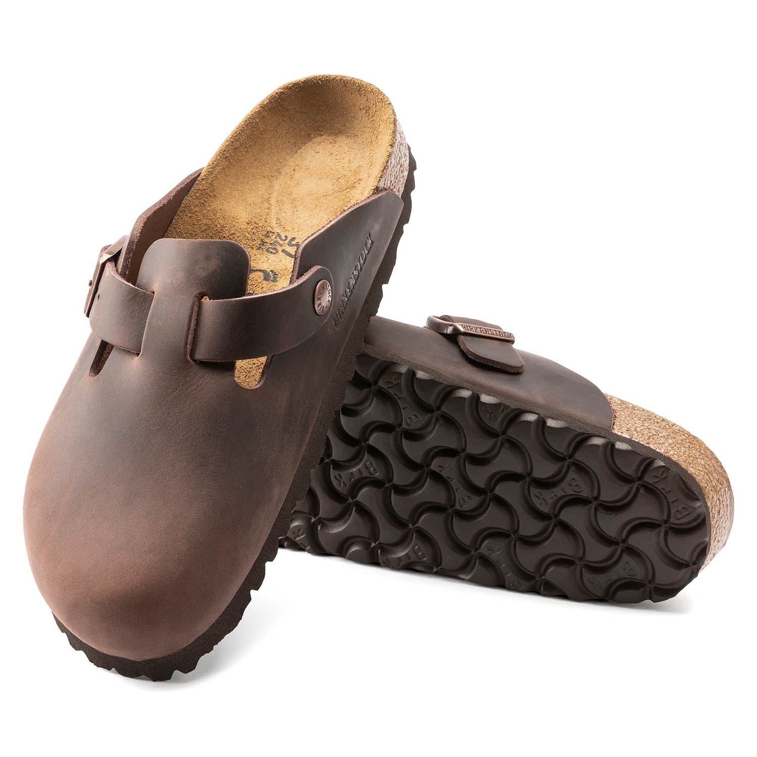 Birkenstock Boston Habana, Sandales Homme, Birkenstock