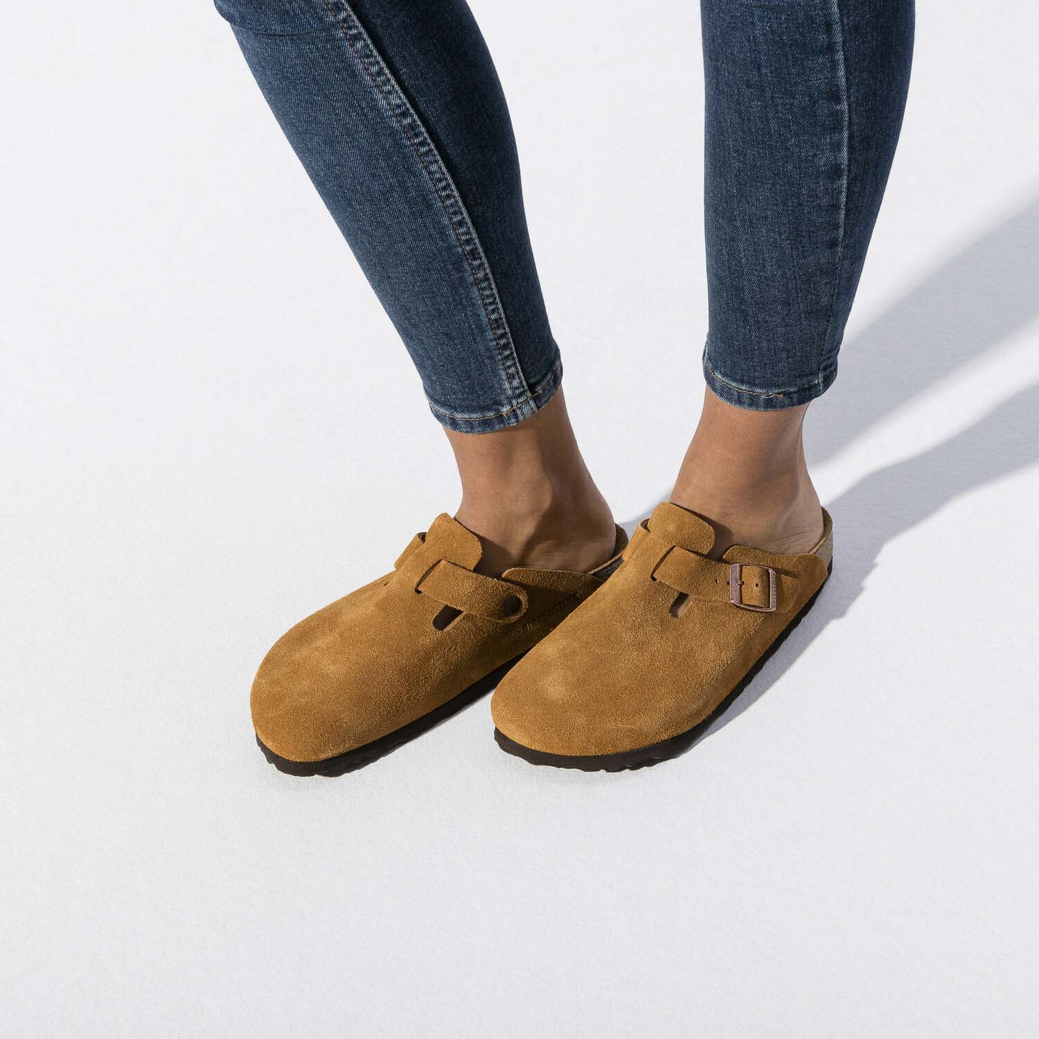 Birkenstock Boston Mink, Sandales Femme, Birkenstock