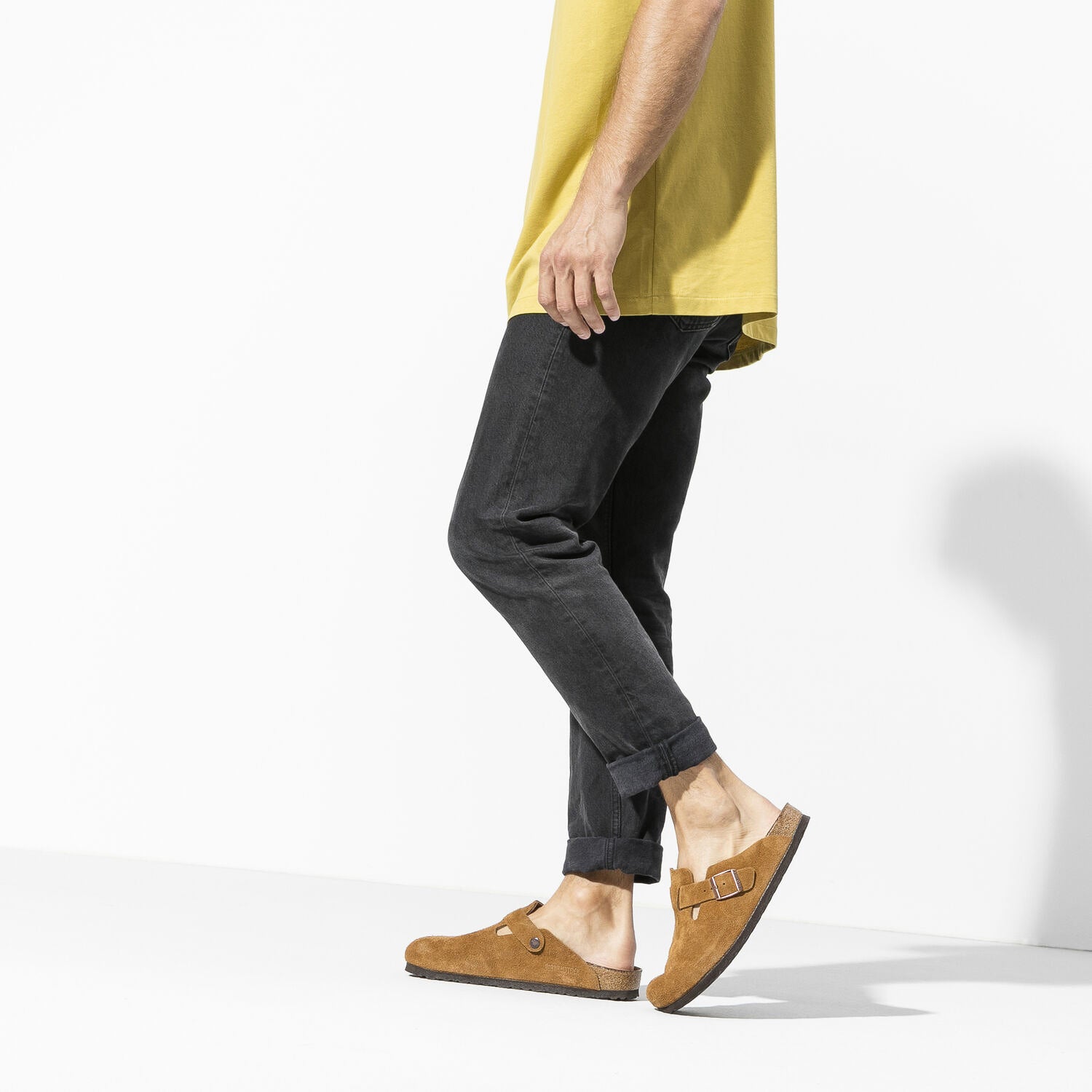 Birkenstock Boston Mink, Sandales Femme, Birkenstock