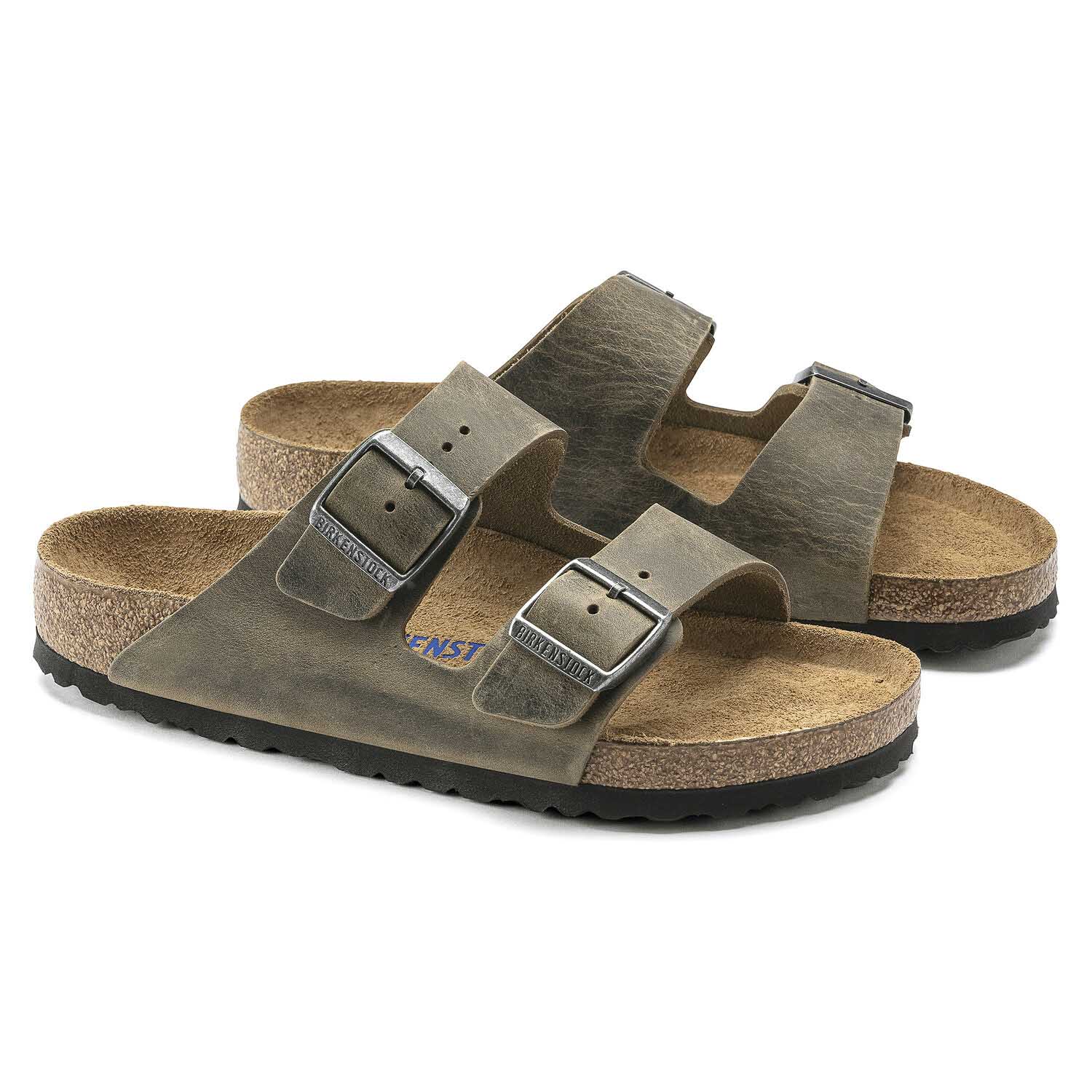 Birkenstock Arizona Kaki, Sandales Homme, Birkenstock