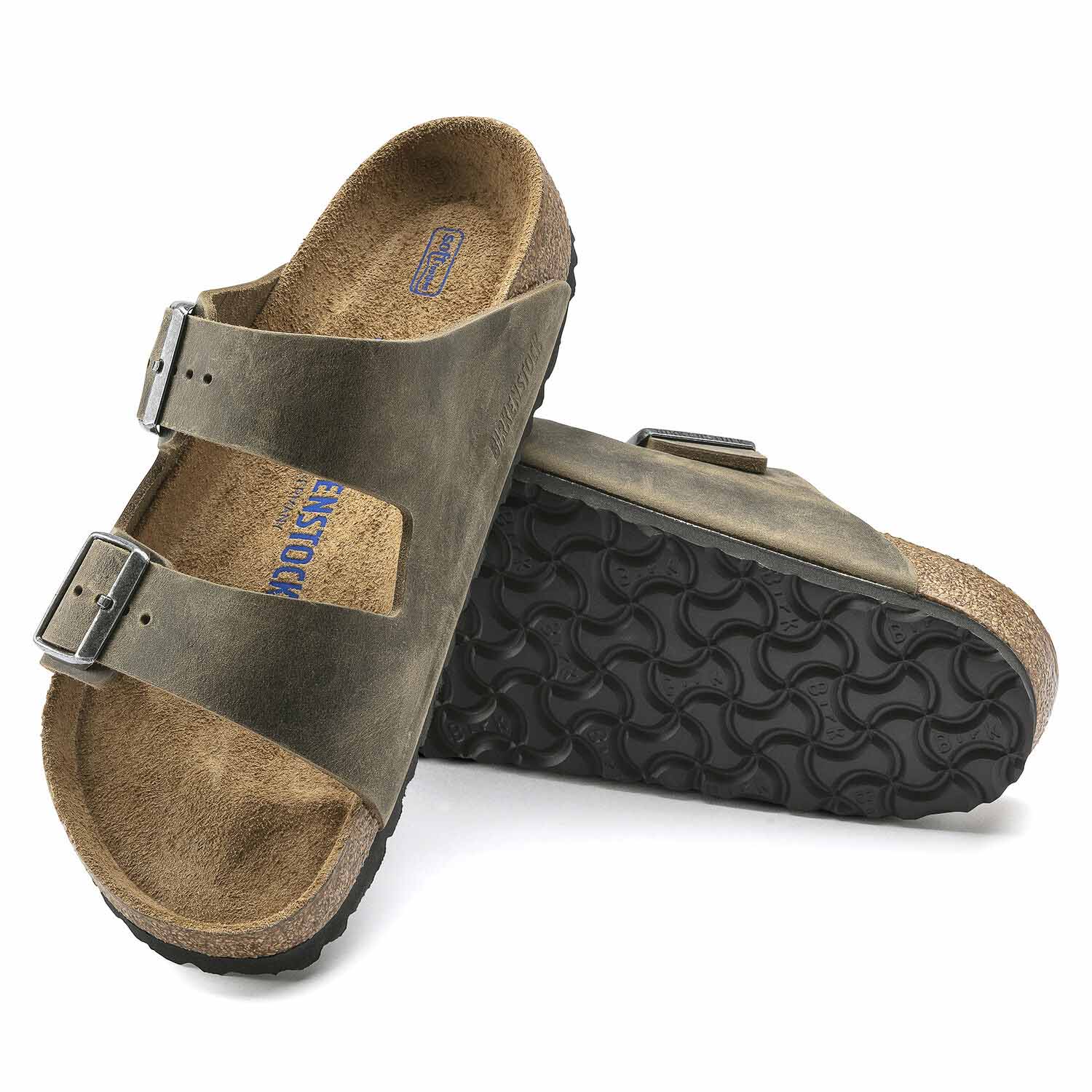 Birkenstock Arizona Kaki, Sandales Homme, Birkenstock
