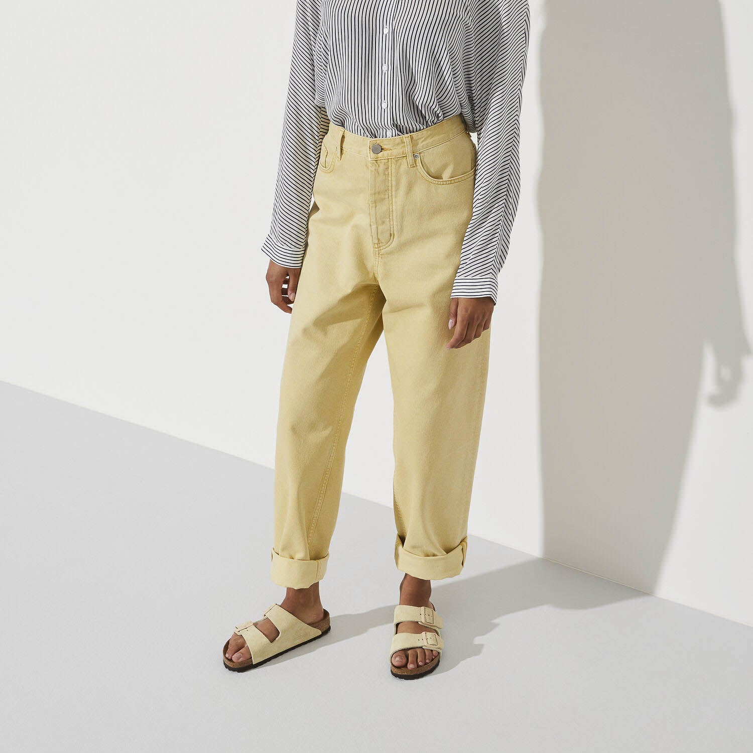 Birkenstock Arizona Almond, Sandales Femme, Birkenstock