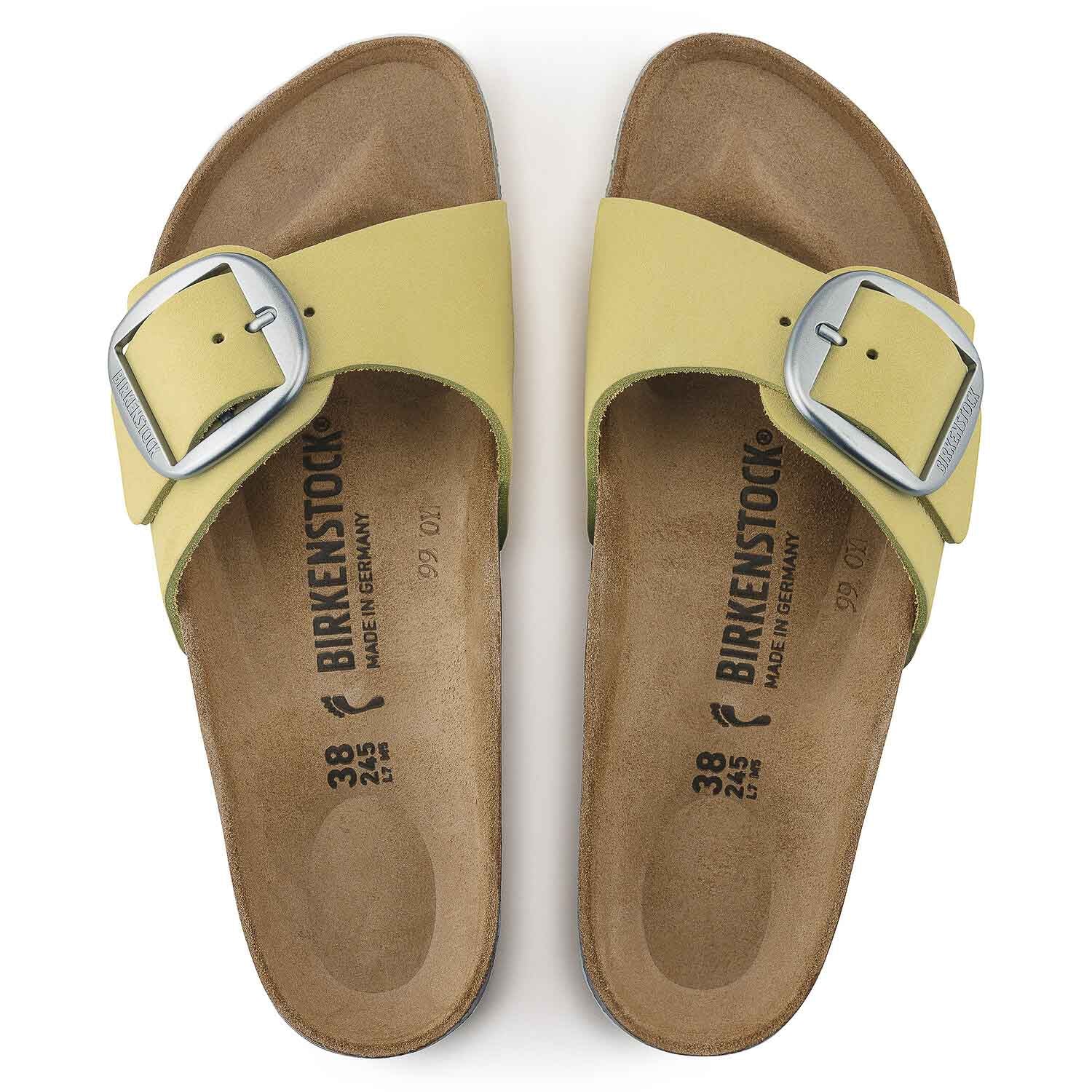 Birkenstock Madrid Big Buckle Pop corn, Sandales Femme, Birkenstock