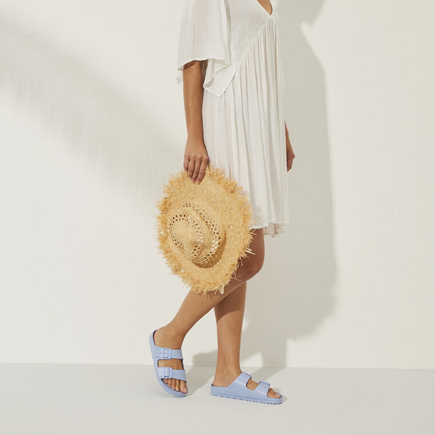 Birkenstock Arizona EVA bleu, Sandales Femme, Birkenstock