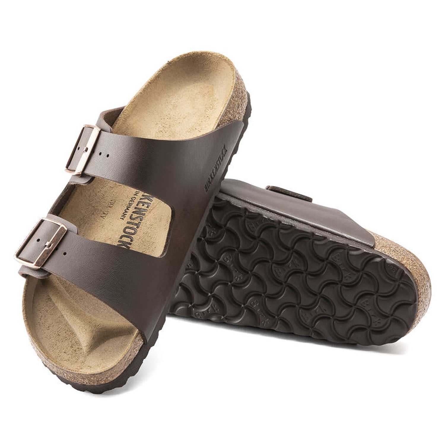 Birkenstock Arizona BF Marron, Sandales Homme, Birkenstock