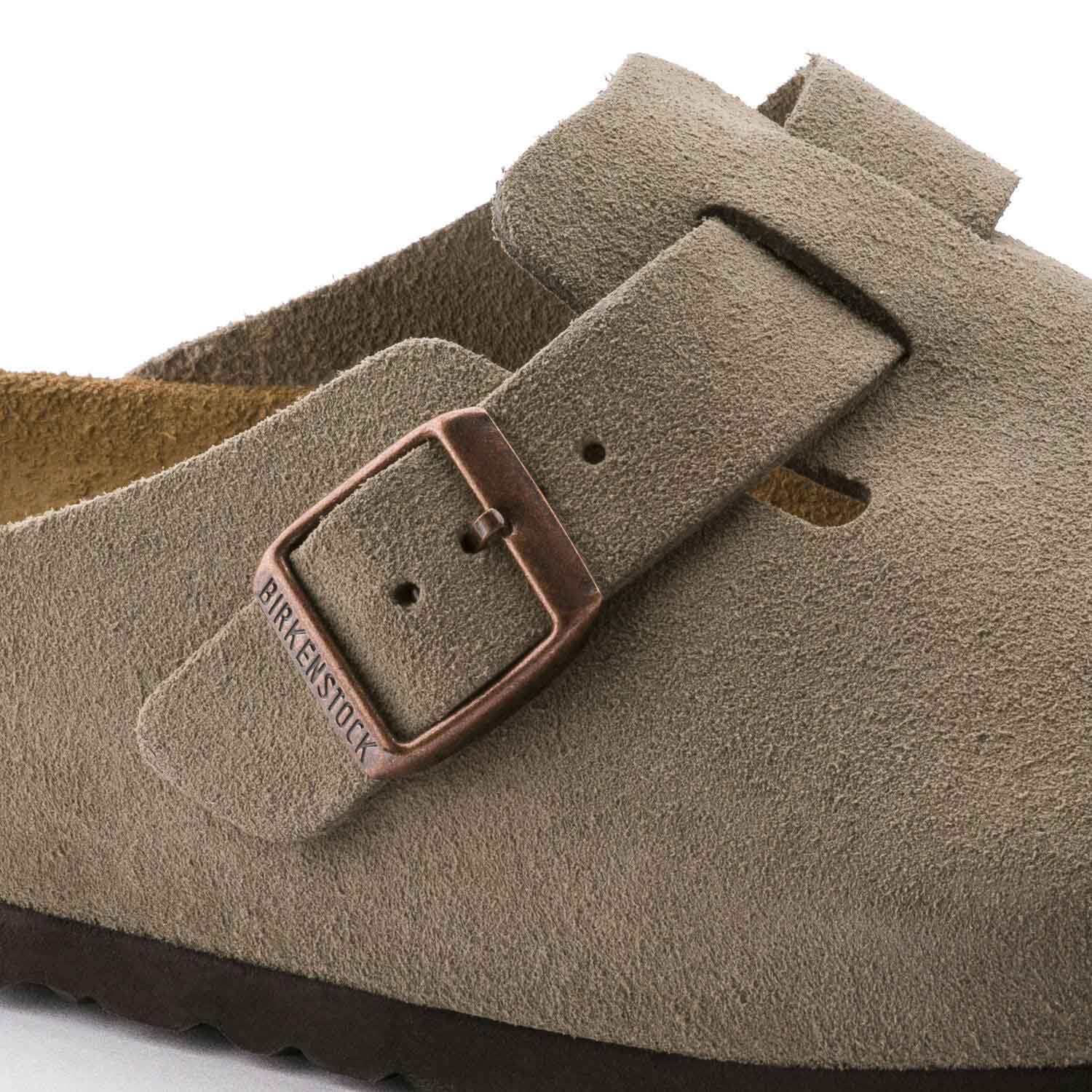 Birkenstock Boston Taupe, Sandales Homme, Birkenstock