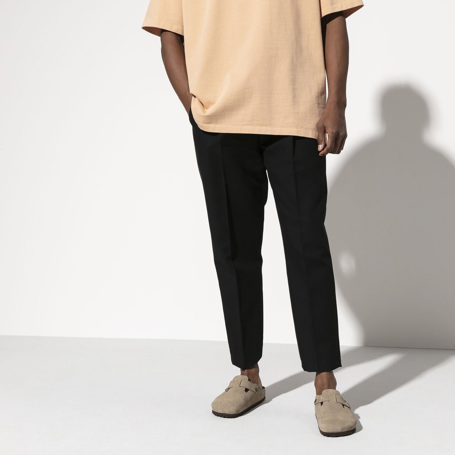 Birkenstock Boston Taupe, Sandales Homme, Birkenstock