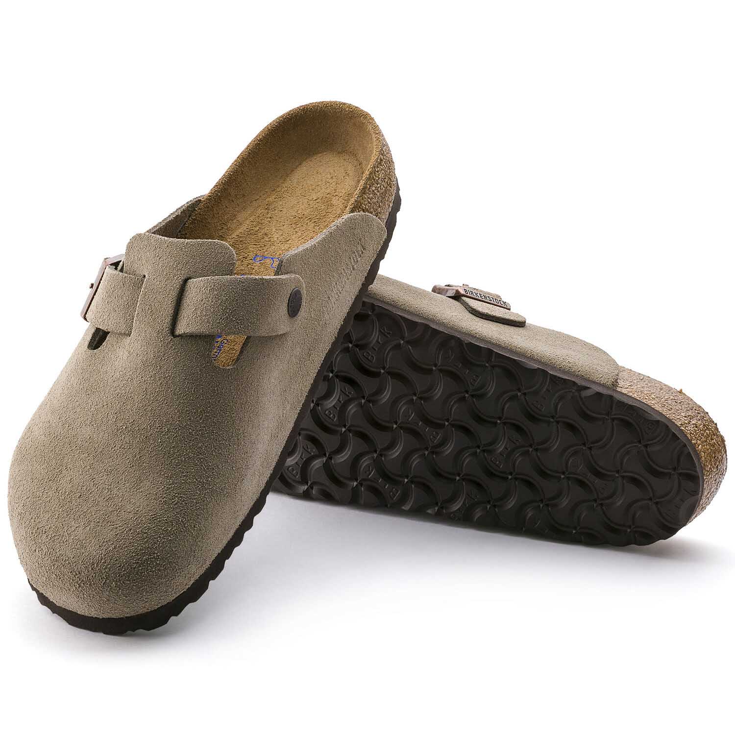 Birkenstock Boston Taupe, Sandales Homme, Birkenstock