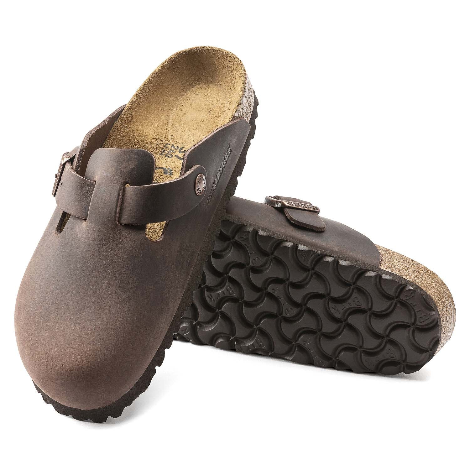 Birkenstock Boston Habana, Sandales Femme, Birkenstock