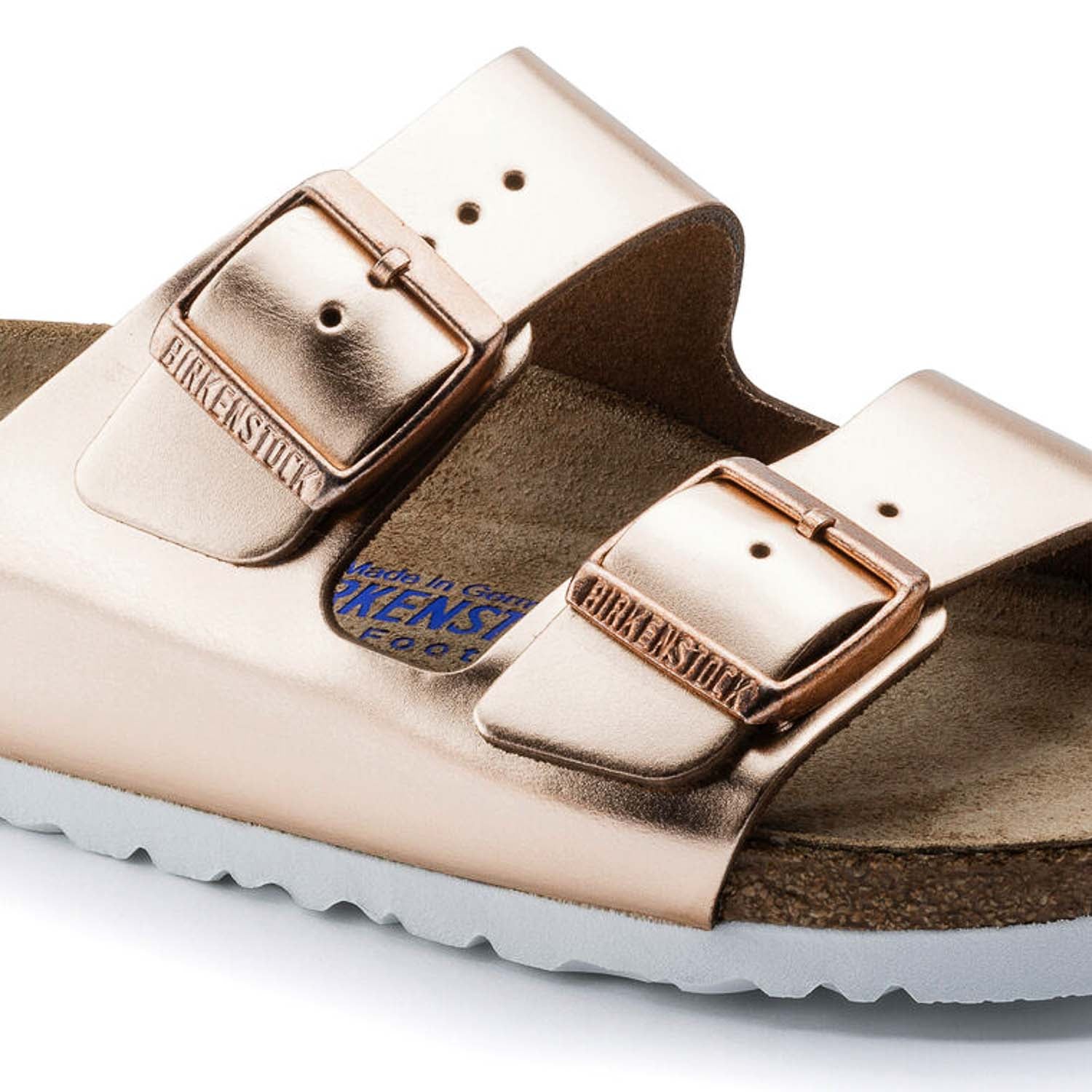 Birkenstock Arizona BS Metalic Copper, Sandales Femme, Birkenstock