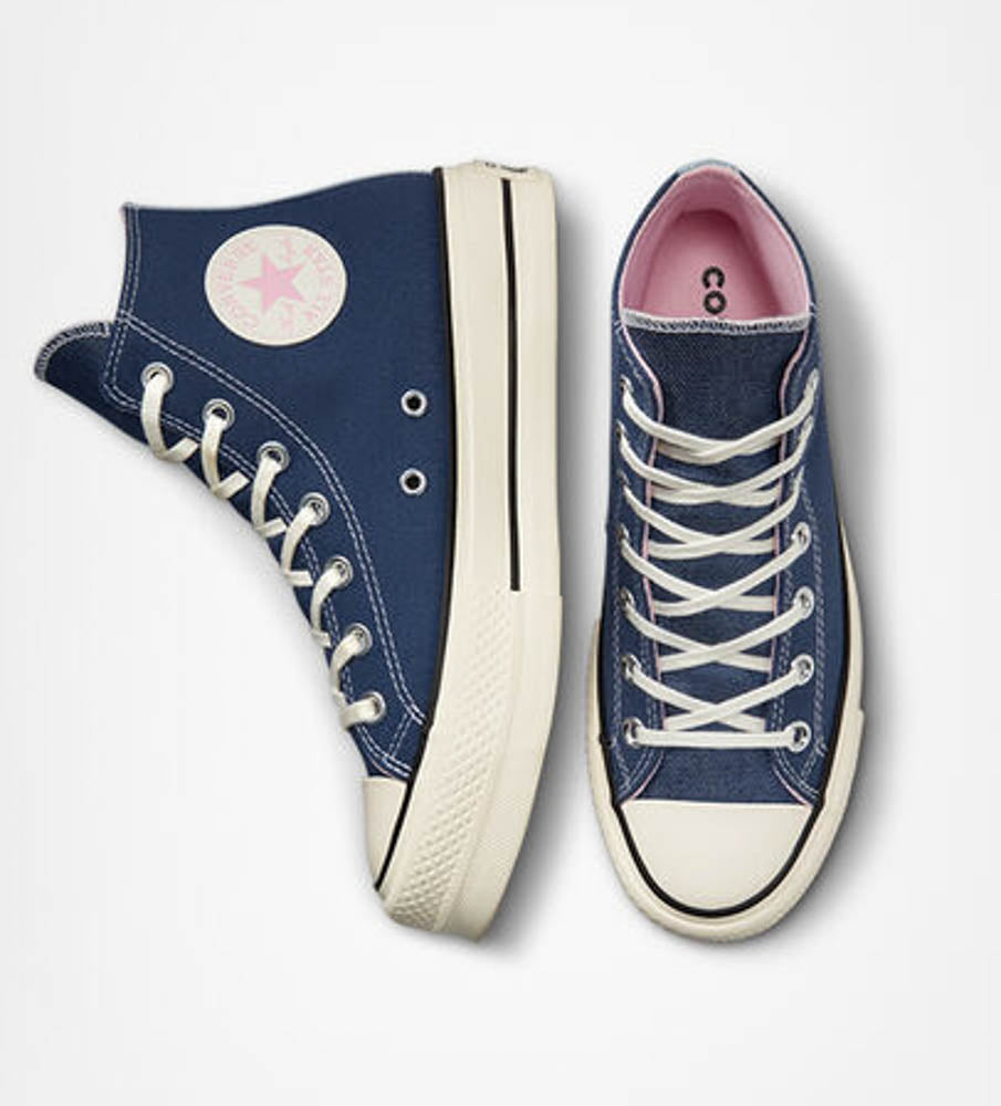 Converse Chuck Taylor All Star Lift Platform Suede, Sneakers Femme, Converse
