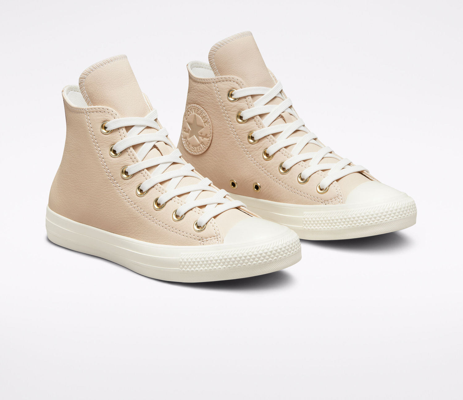 Converse Chuck Taylor All Star Hi Cuir, Sneakers Femme, Converse