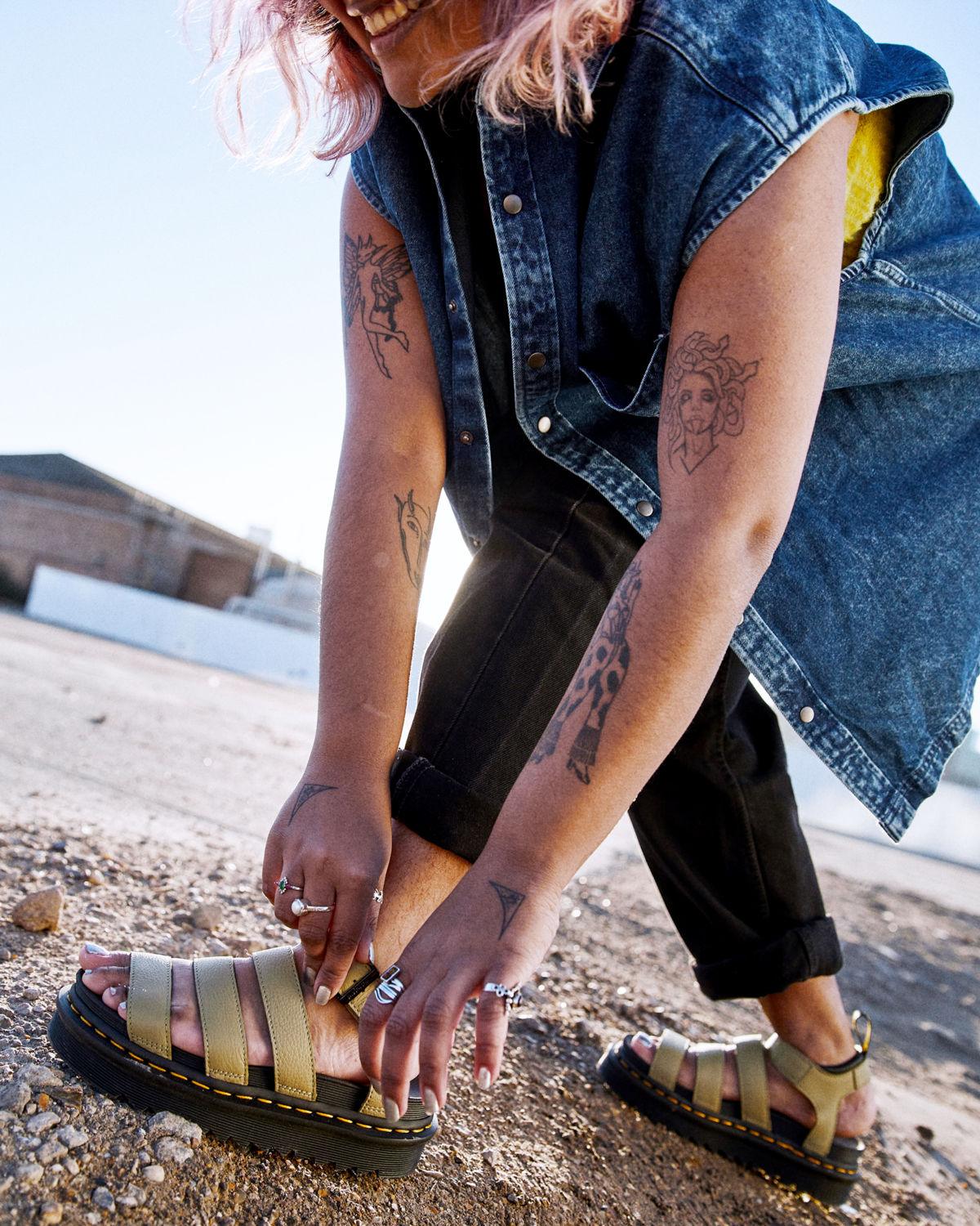 Dr. Martens Blaire Hydro, Sandales Femme, Dr. Martens