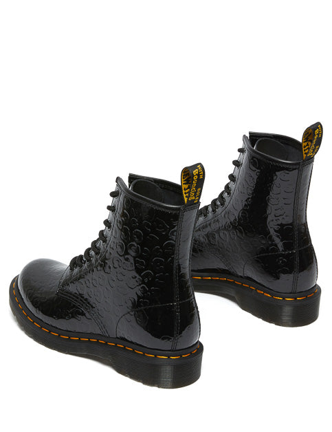 Dr. Martens Boots 1460 en cuire verni gaufré, Chaussures femme, Dr. Martens