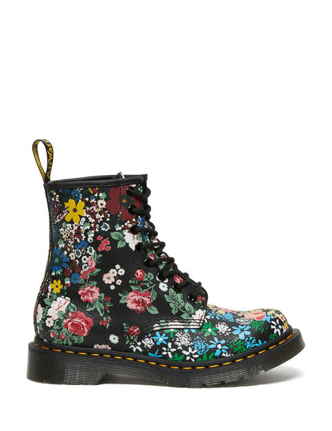 Dr. Martens Boots 1460 Pascal Floral Backhand, Chaussures femme, Dr. Martens