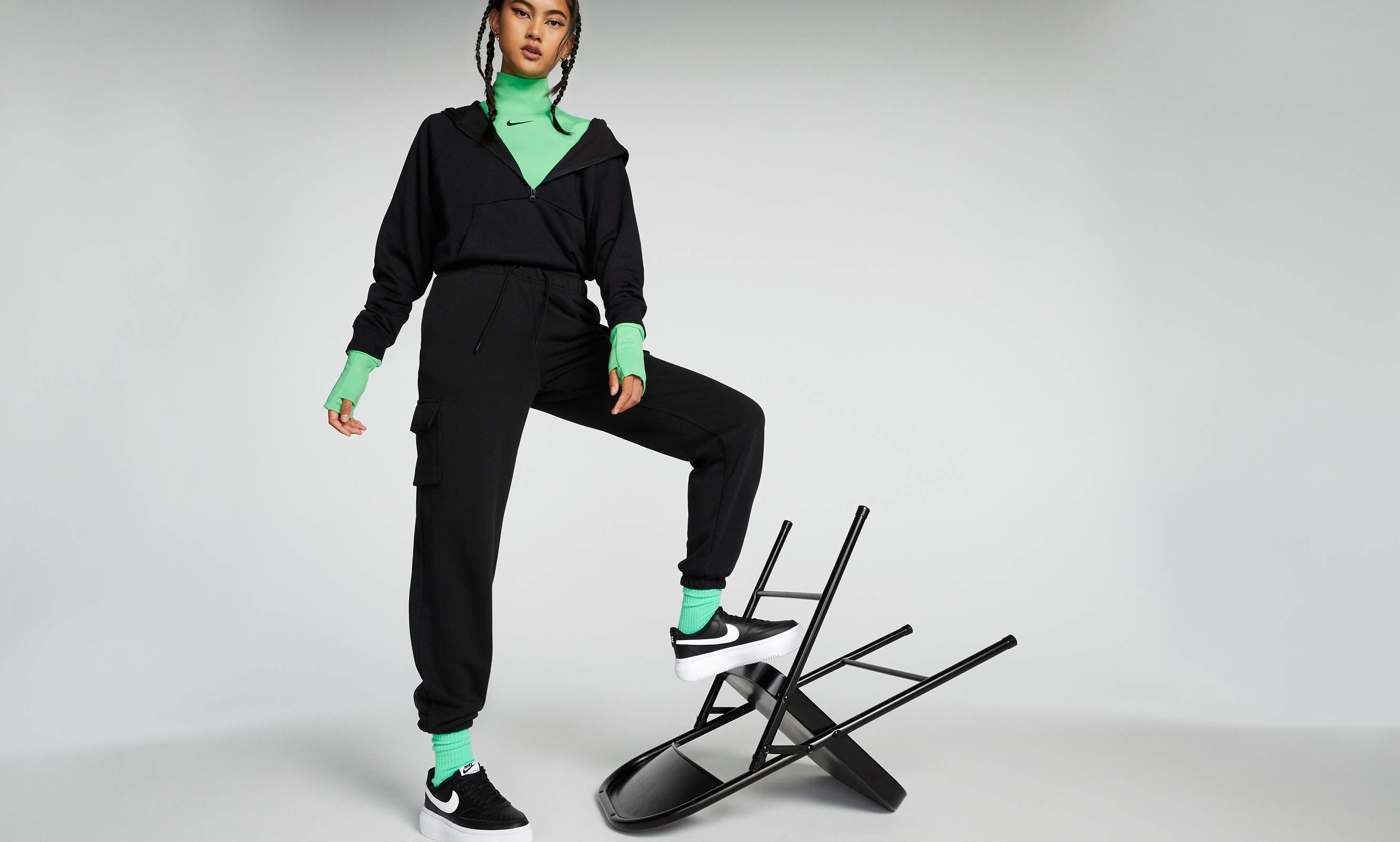 Nike Court Vision Alta, Sneakers Femme, Nike