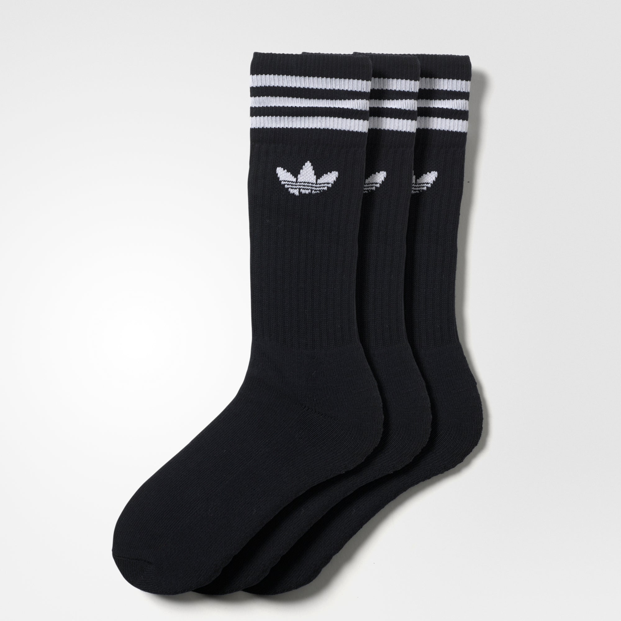 Adidas Chaussettes mi-mollet (3 paires) noir, Chaussettes, Adidas
