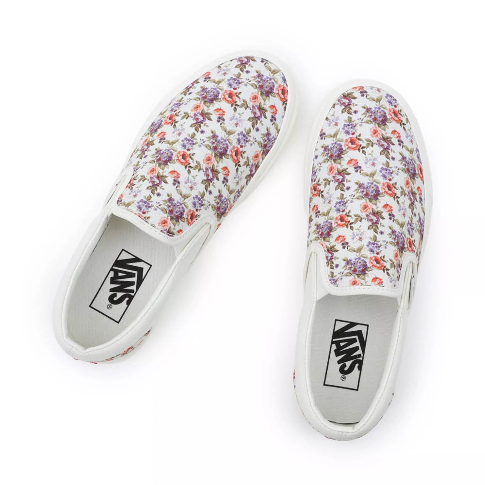 Vans Classic Slip-on Vintage Floral pack, Sneakers Femme, Vans
