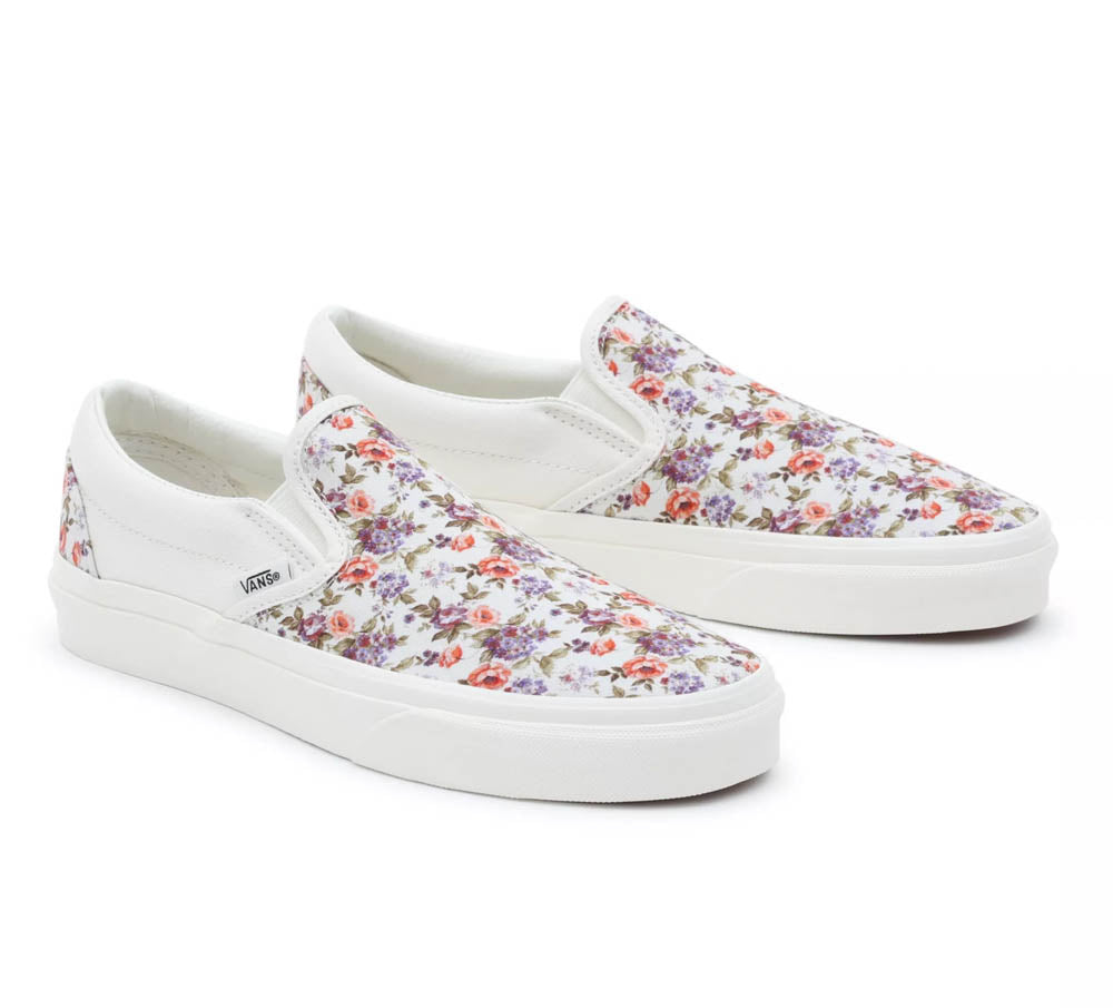 Vans Classic Slip-on Vintage Floral pack, Sneakers Femme, Vans