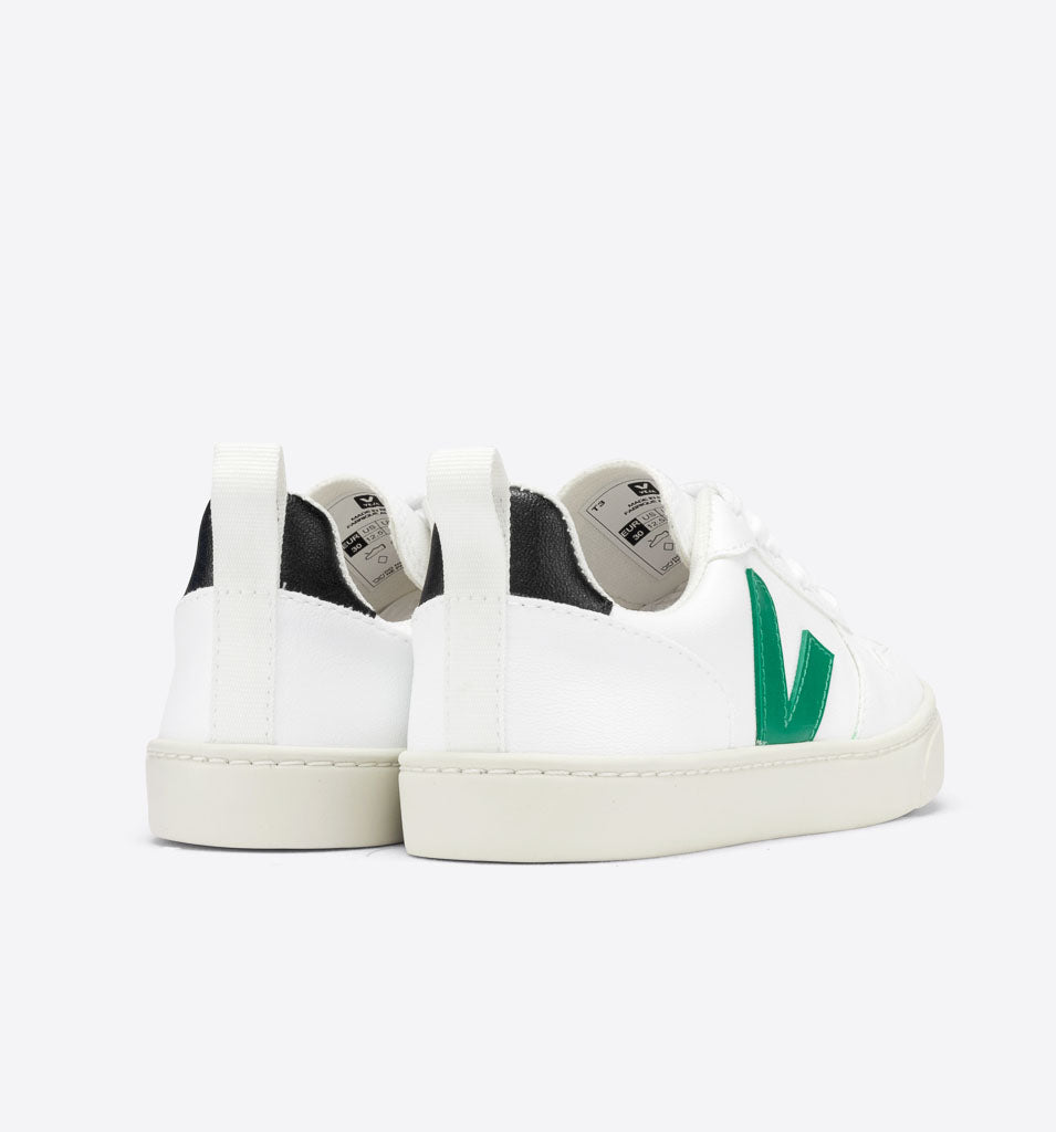 Veja V-10 Lace CWL White Emeraude Cadet, Sneakers Cadet, Veja