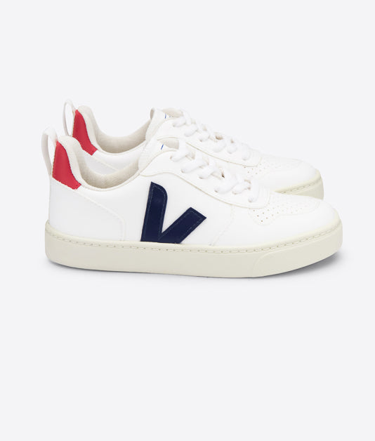 Veja V-10 Lace CWL White Cobalt Pekin, Sneakers Cadet, Veja