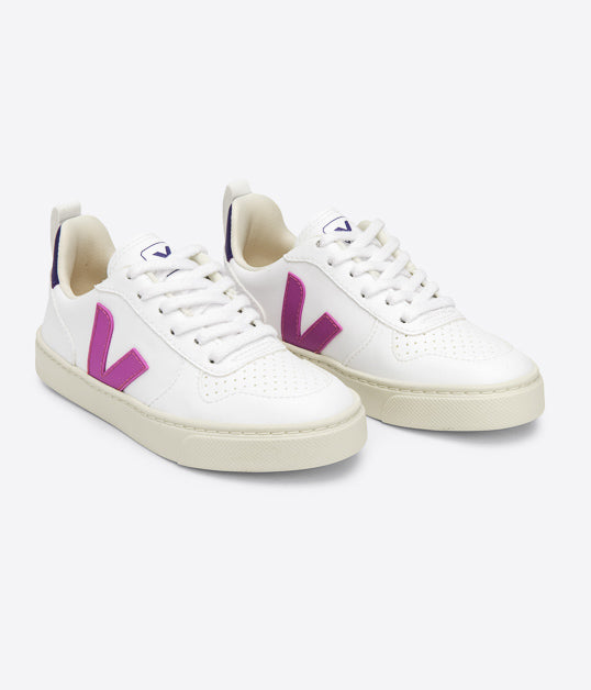 Veja V-10 Lace CWL White Ultraviolet, Sneakers Cadet, Veja