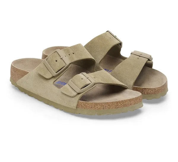 Birkenstock Arizona Suede LEVE Faded Khaki